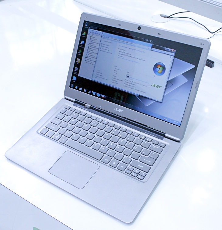  Acer Aspire S3 - в работе 