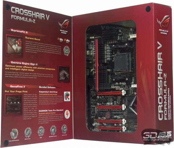 Открытая упаковка — обзор материнской платы ASUS Crosshair V Formula-Z 