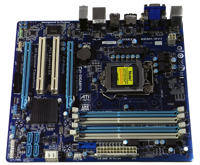  Gigabyte B75M-D3H 