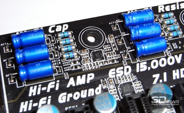  Biostar Hi-Fi A85X: звуковой контроллер 