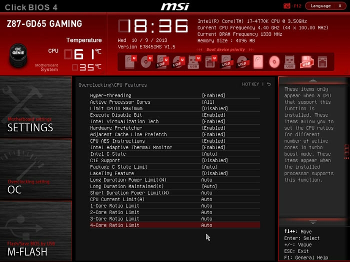  MSI Z87-GD65 CPU 1 