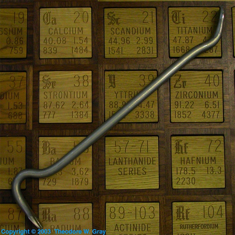  йц (c) 2013 Theodore Gray periodictable.com 