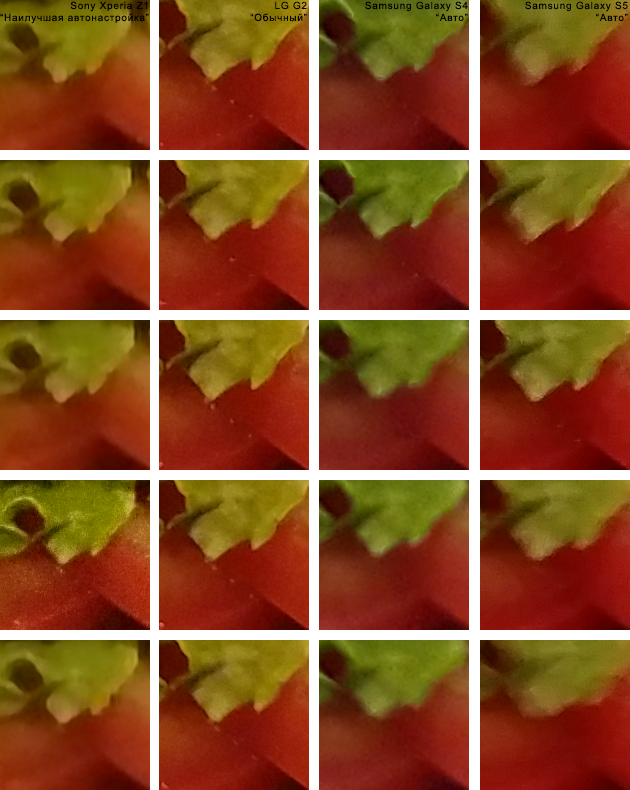  Sony Xperia Z1 vs. LG G2 vs. SGS4 vs. SGS5 camera comparison: test picture 5, 100% crop 