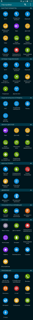  Samsung Galaxy S5 settings menu: grid view 