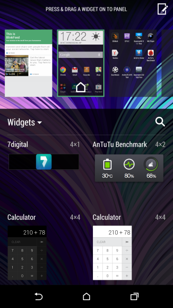  HTC One M8 interface: BlinkFeed removal 