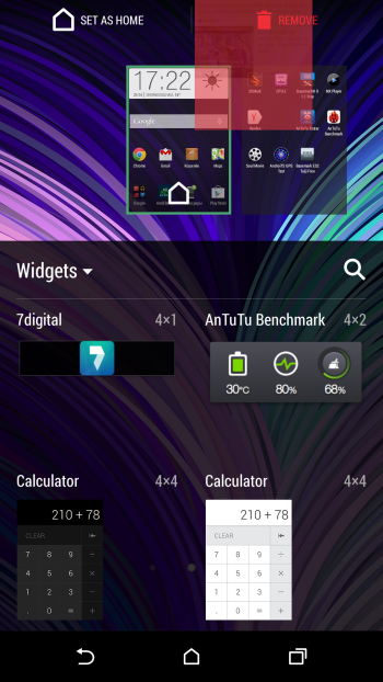  HTC One M8 interface: BlinkFeed removal 
