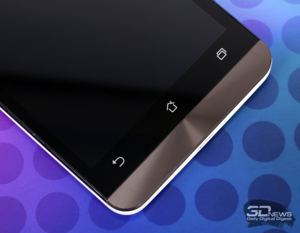  ASUS Zenfone 5 – сенсорные клавиши 