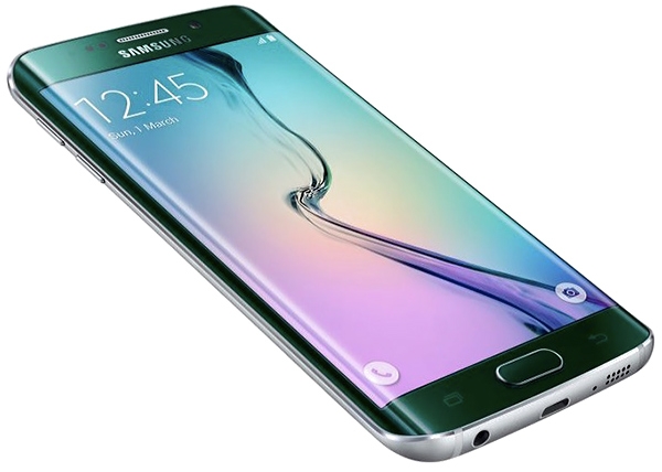  Samsung GALAXY S6 Edge в зеленом цвете – официальное фото 