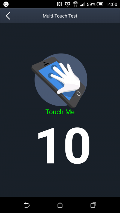  HTC One M9 – результаты теста AnTuTu MultiTouch Test 
