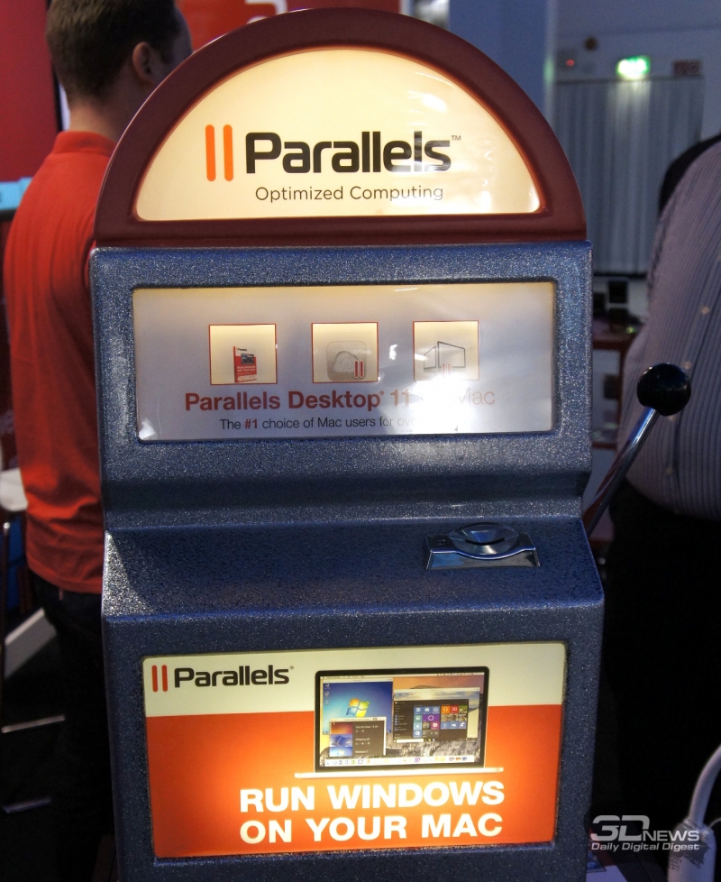  Посетителям IFA предлагалось выиграть у «однорукого бандита» новинки от Parallels 